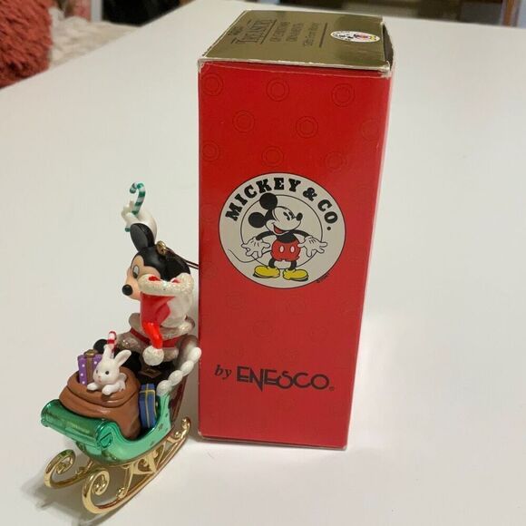 Vintage Mickey Mouse Christmas Ornament. New in Box! “Gifts from Mickey” by Enes - Picture 9 of 11